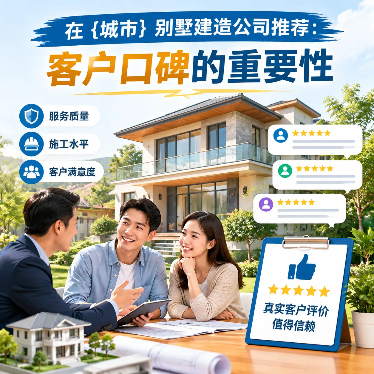 在 织金 别墅建造公司推荐：客户口碑的重要性