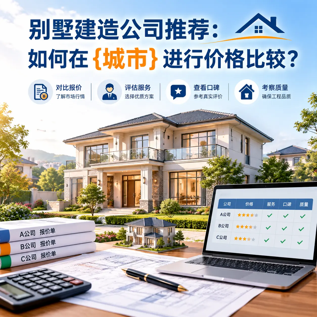 别墅建造公司推荐:如何在 织金 进行价格比较?
