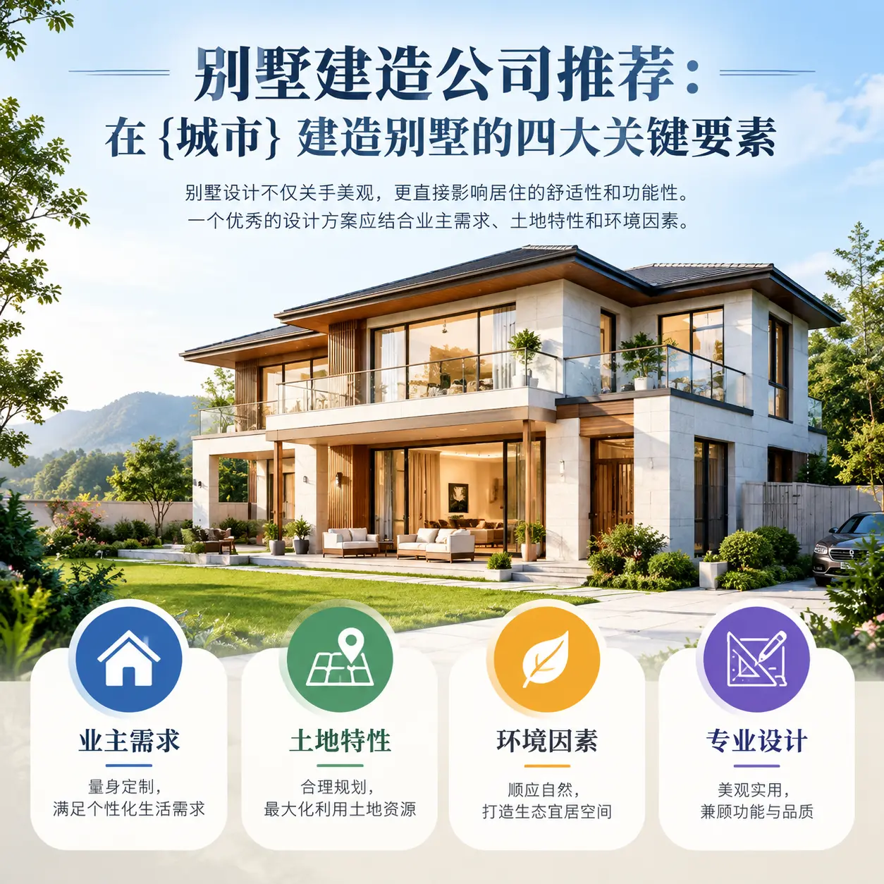 别墅建造公司推荐:在 织金 建造别墅的四大关键要素