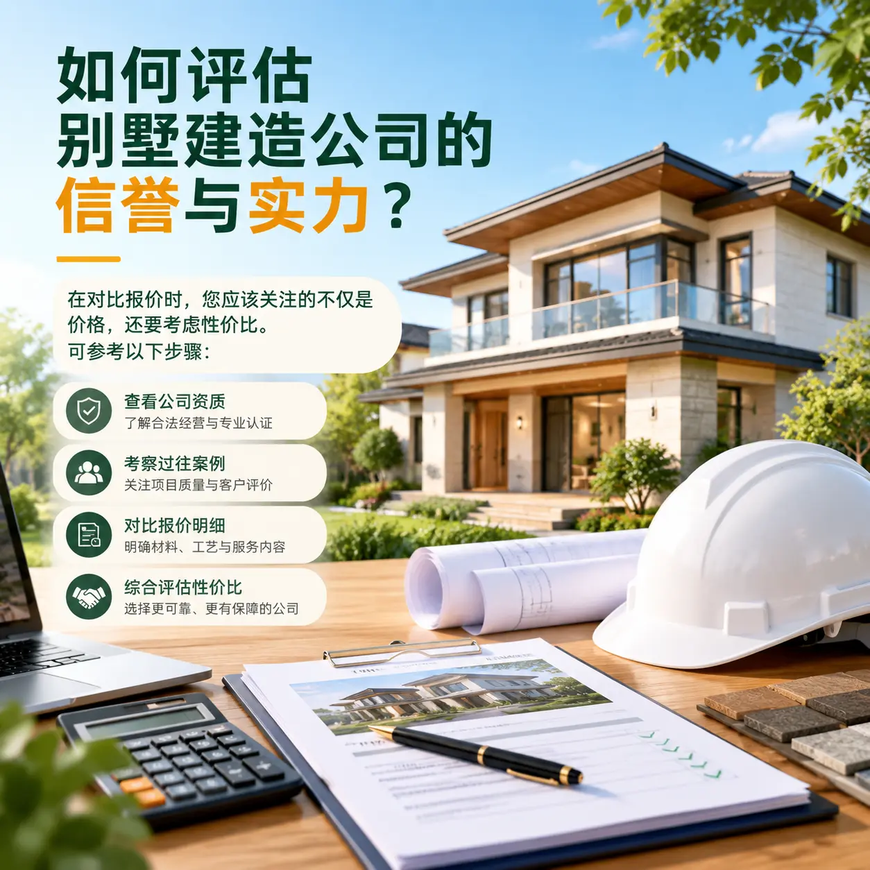 如何评估 织金 别墅建造公司的信誉与实力?