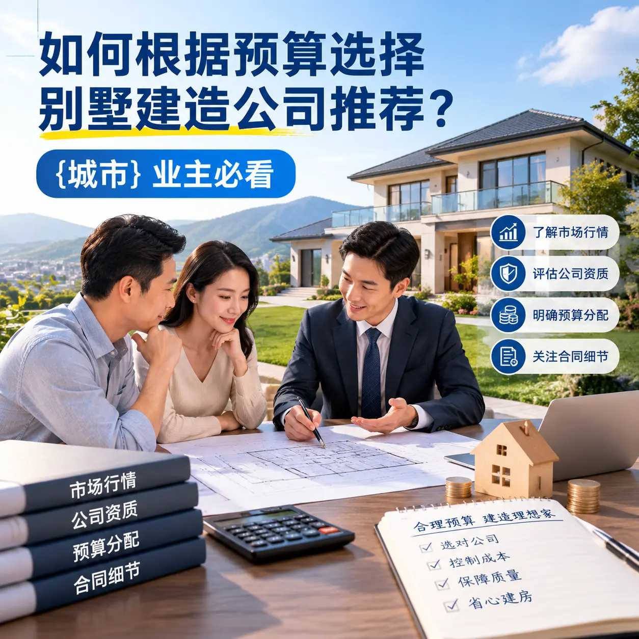 如何根据预算选择别墅建造公司推荐? 织金 业主必看