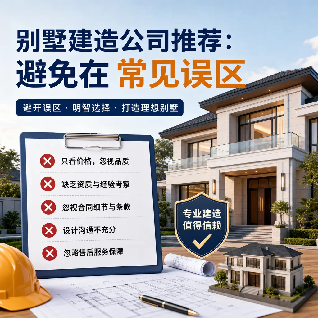 别墅建造公司推荐:避免在 织金 的常见误区